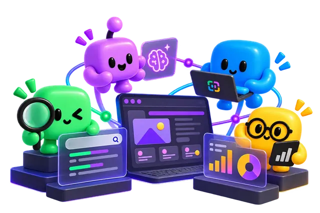 Los Visios de VISIBILIA trabajando conectados en SEO + GEO, SEM, WEB y DATA